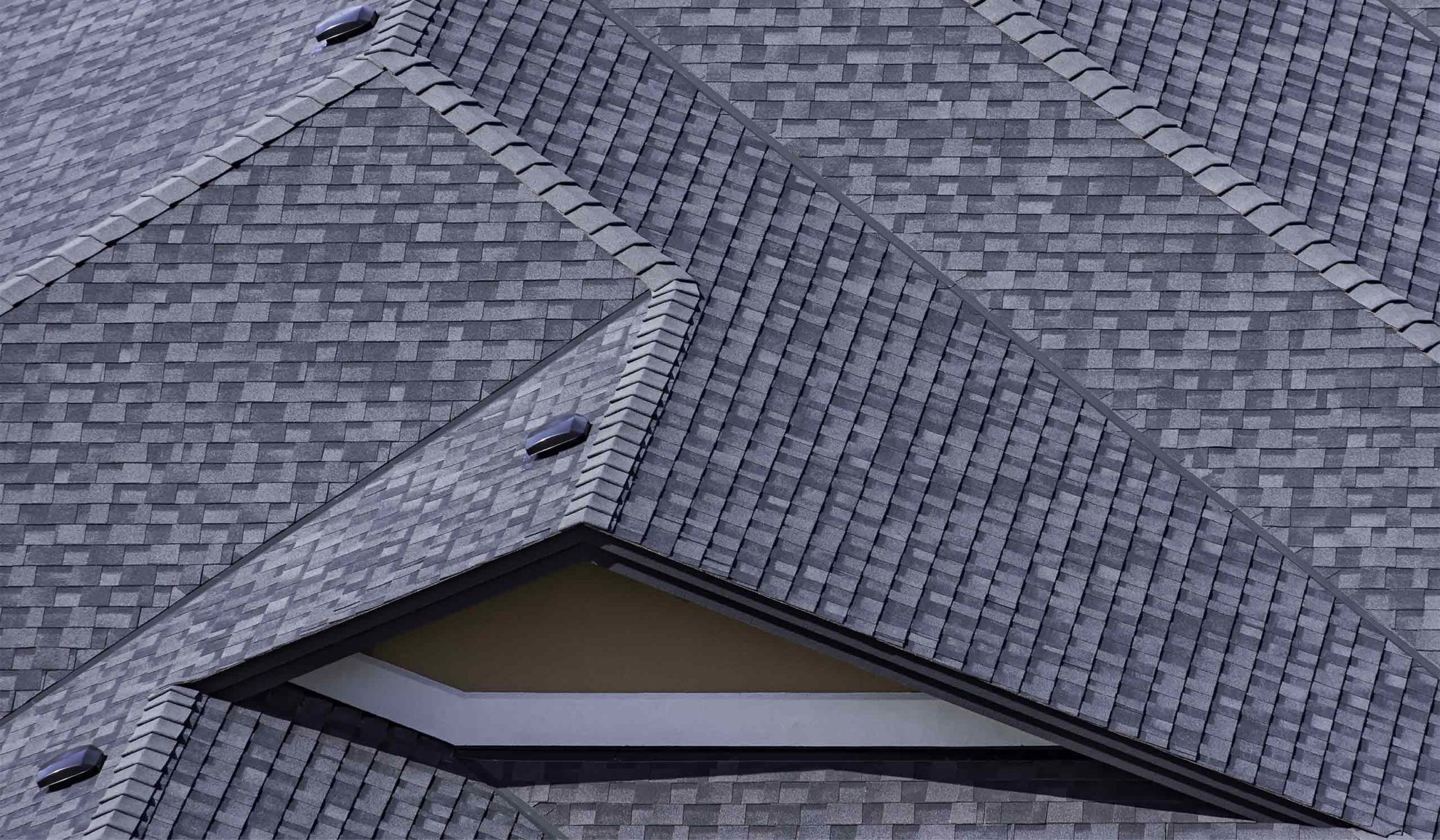 asphalt shingles roof installed at house roof close up woodstock ga