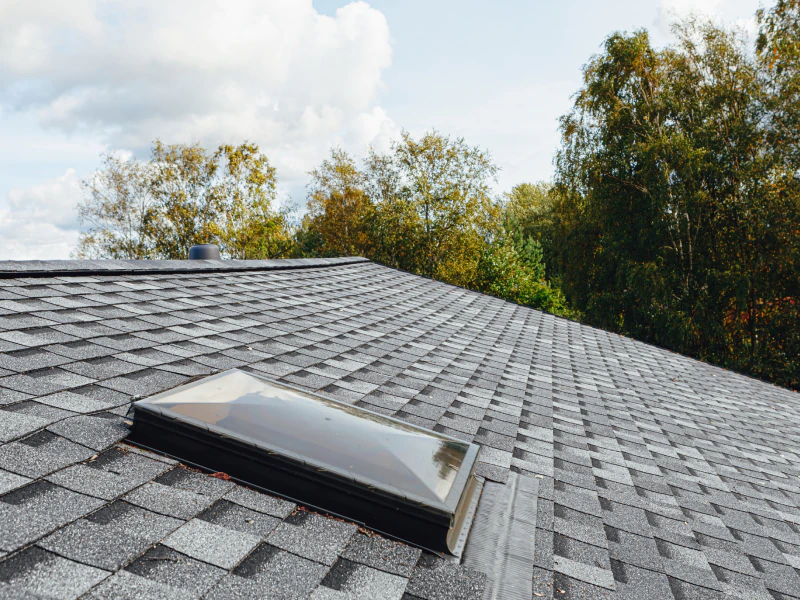 roof window on shingles roof